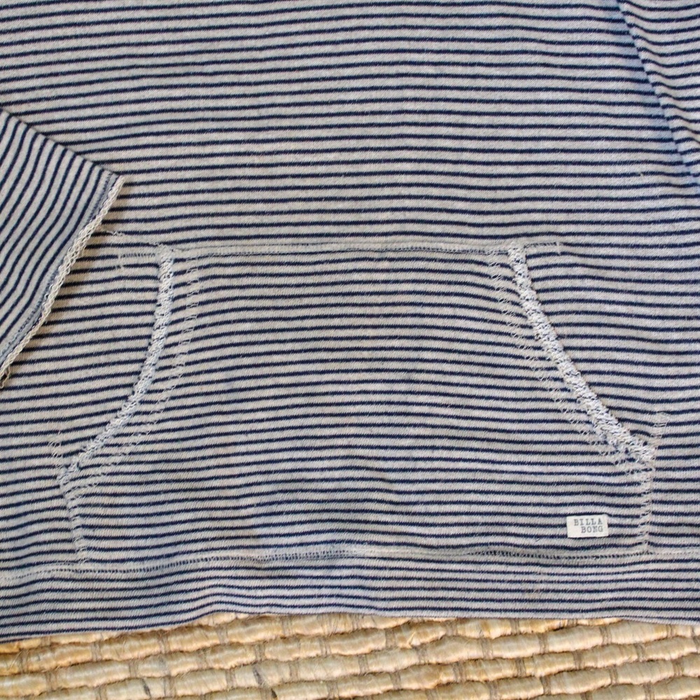 Striped hoodie sweatshirt